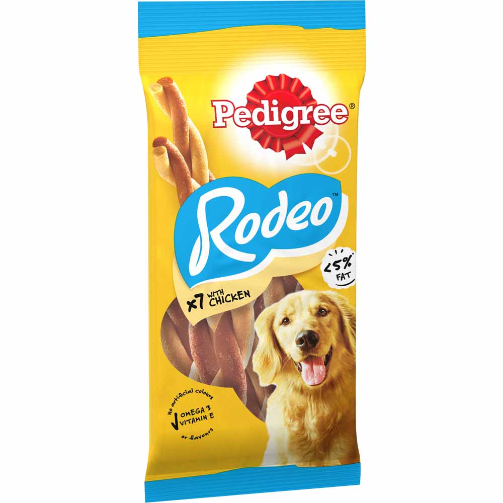 Pedigree Rodeo 7 pack Chicken Dog Treats Image 2