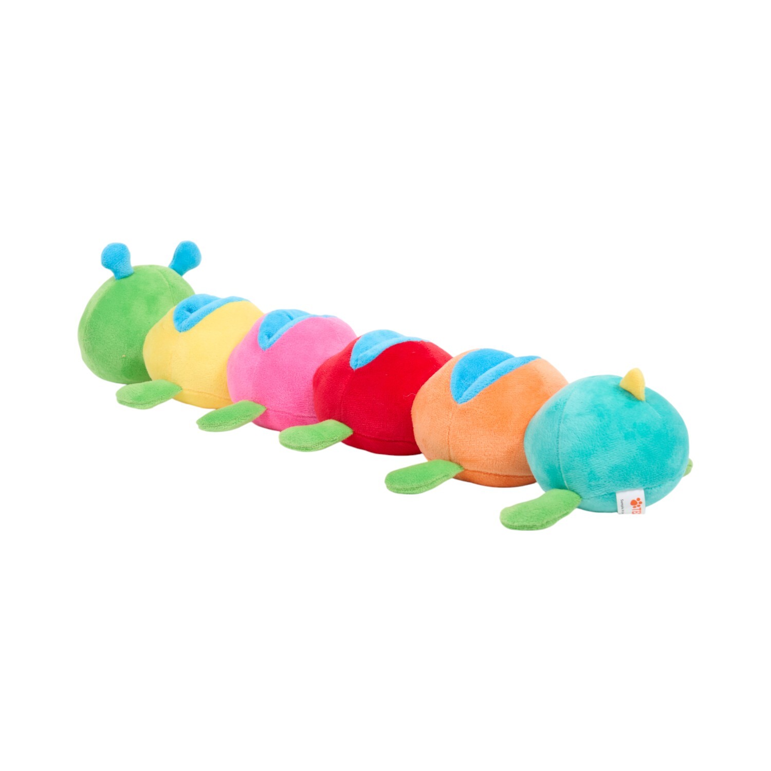 Stuff and Squeak Caterpillar Dog Toy Image 2