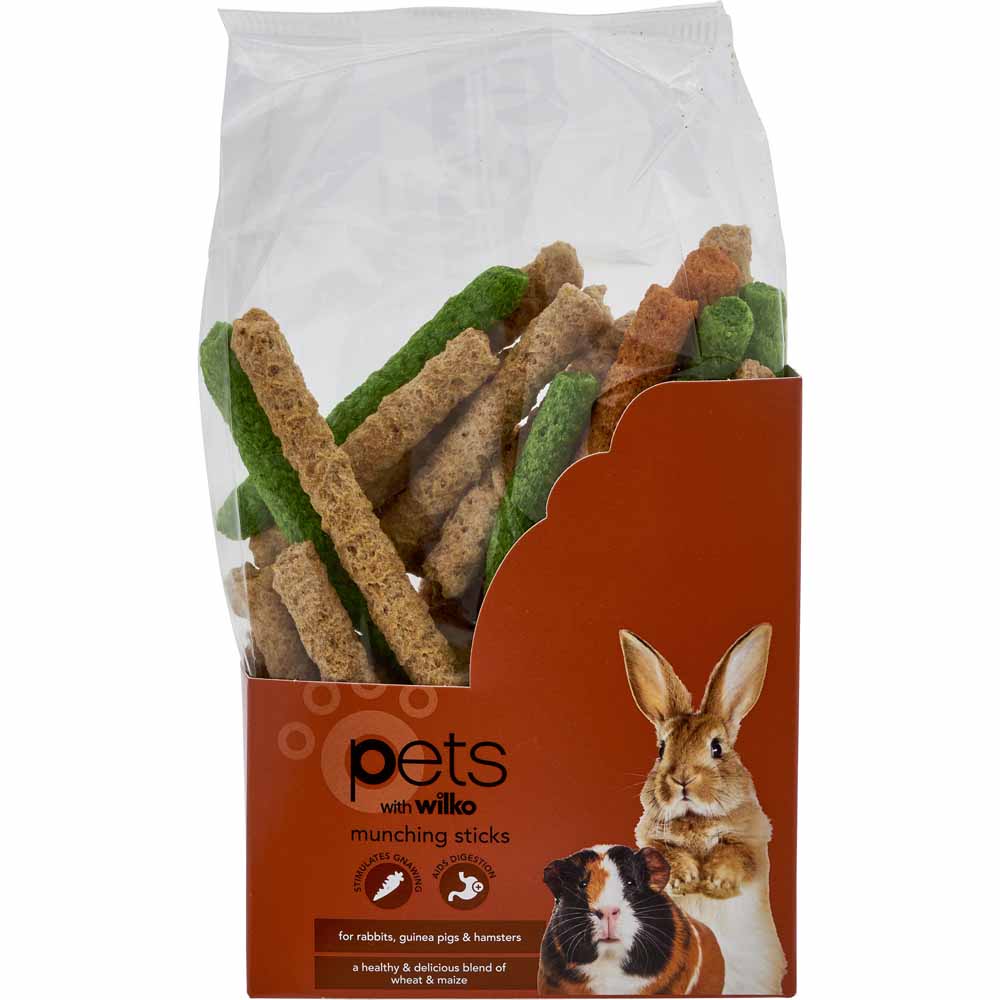 Wilko Small Animal Munching Stick Treats 150g