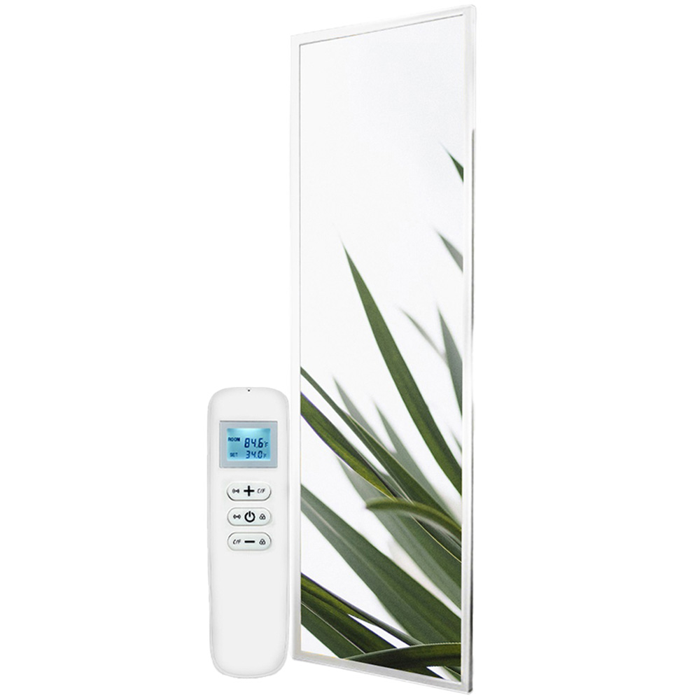 Mirrorstone Nexus 350W Minimal Leaf Wi-Fi Infrared Heating Panel 295 x 1195mm Image 1