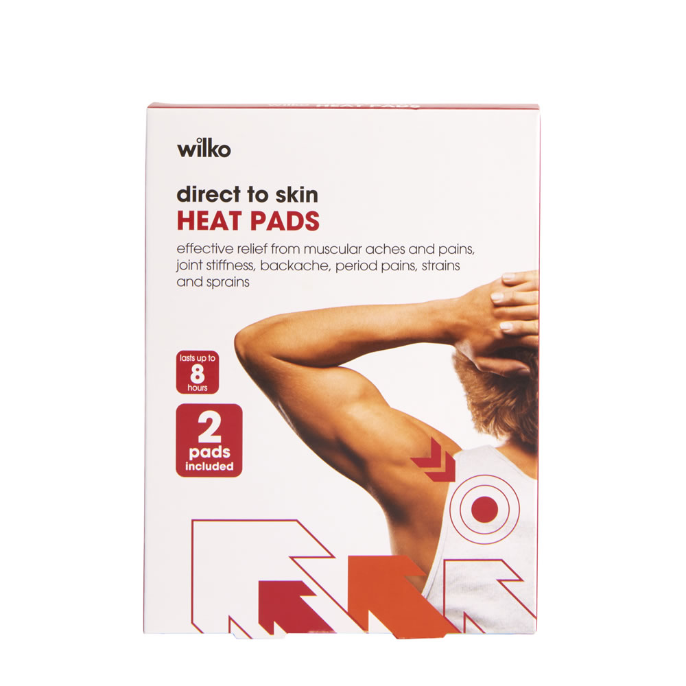 Wilko Direct to Skin Heat Pads 2 pack Image