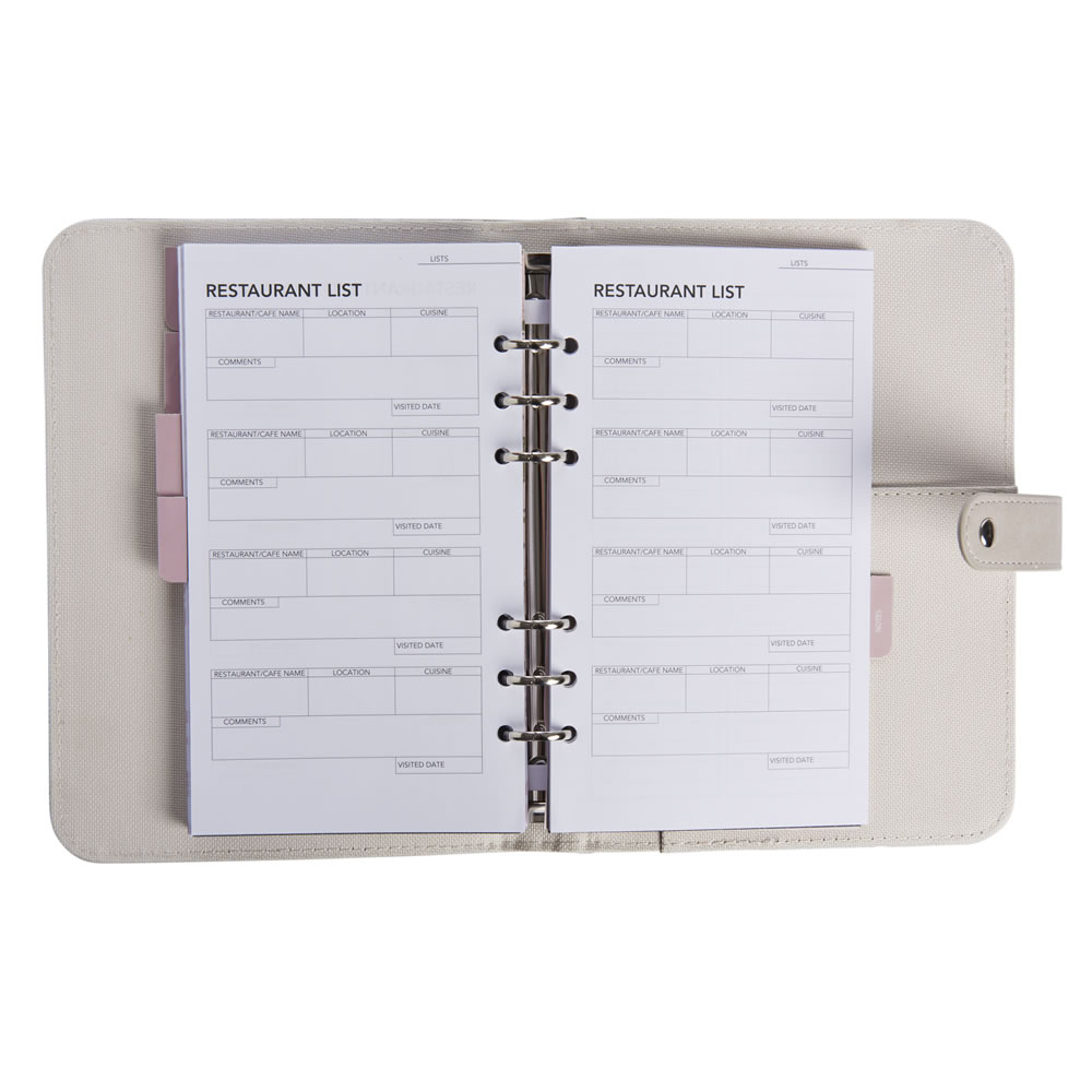 Wilko Treasured A5 Organiser Wilko