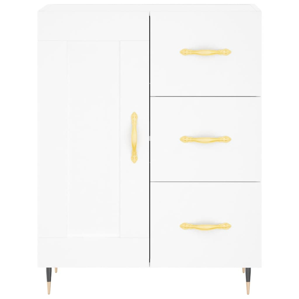 vidaXL 3 Door 3 Drawer White Highboard Image 8