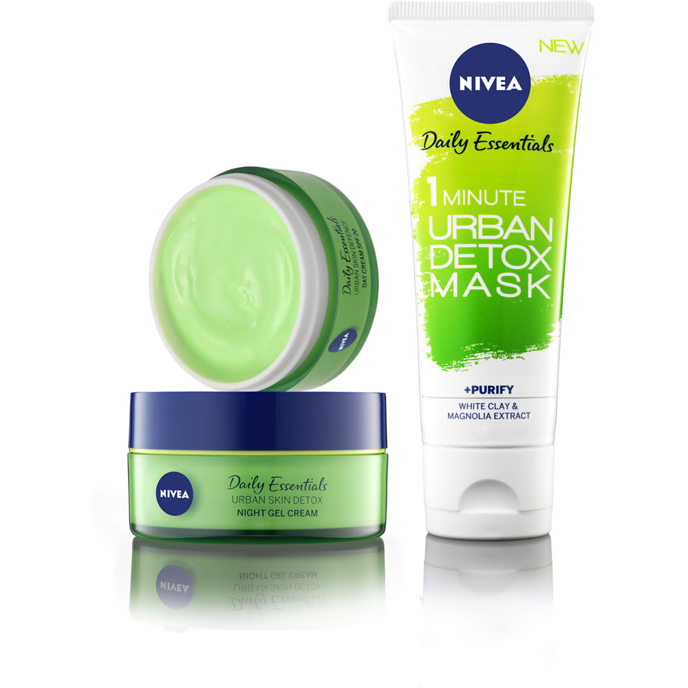 Nivea Daily Essentials Urban Skin Detox Night Gel Cream 50ml Image 3