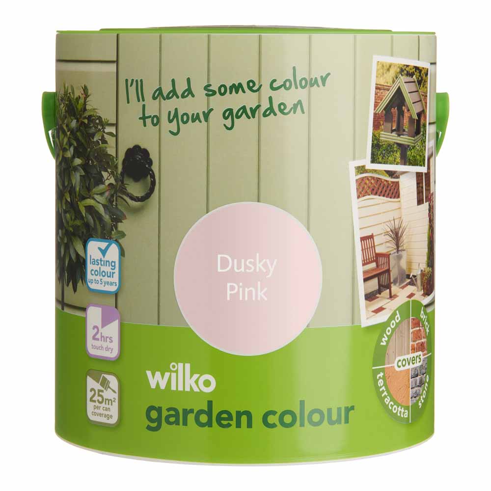 Wilko Garden Colour Dusky Pink 2.5L Image