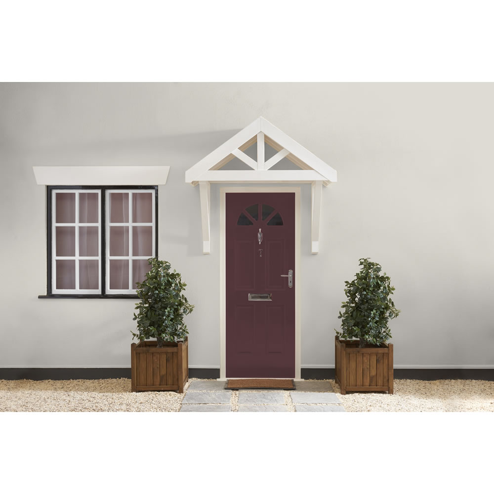 Wilko Exterior Gloss Paint Deep Red 750ml Wilko