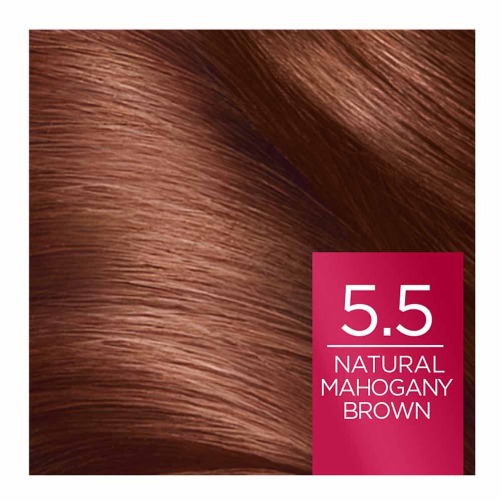 L'Oreal Paris Excellence Creme 5.5 Natural Mahogany Brown Permanent Hair Dye Image 5