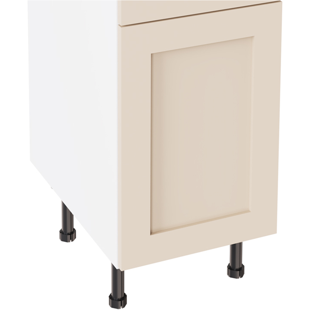 Kitchen Kit Shaker Matt Cashmere Drawerline Base Cabinet 400mm Image 3