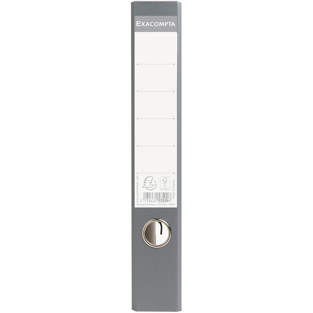 Exacompta Marbled Grey A4 PremTouch Lever Arch File 50mm Pack of 20 Image 2
