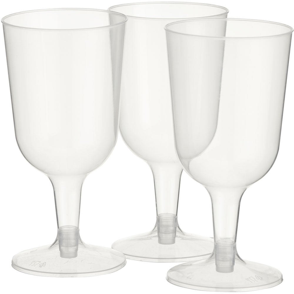 Wilko Reusable Wine Glasses 10 Pack Image 2