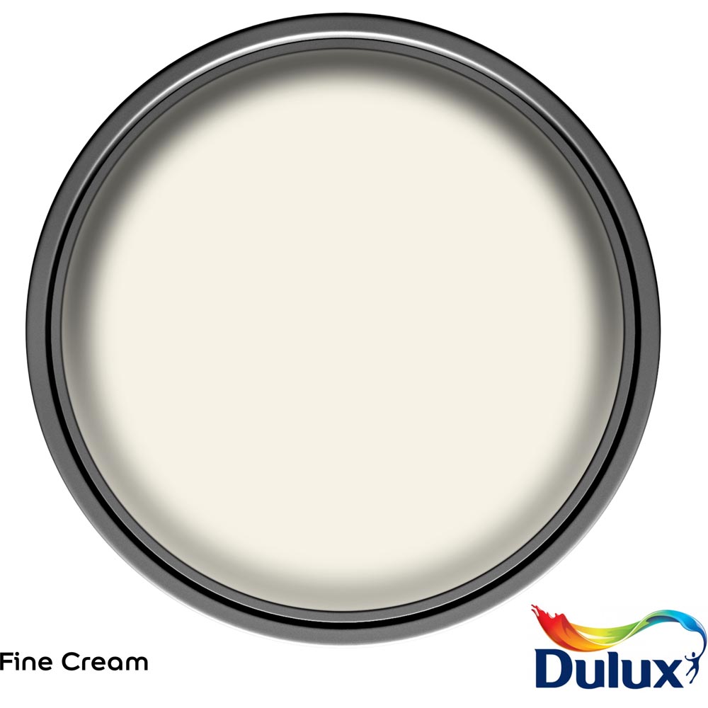 Dulux Walls & Ceilings Fine Cream Matt Emulsion Paint 2.5L Image 3
