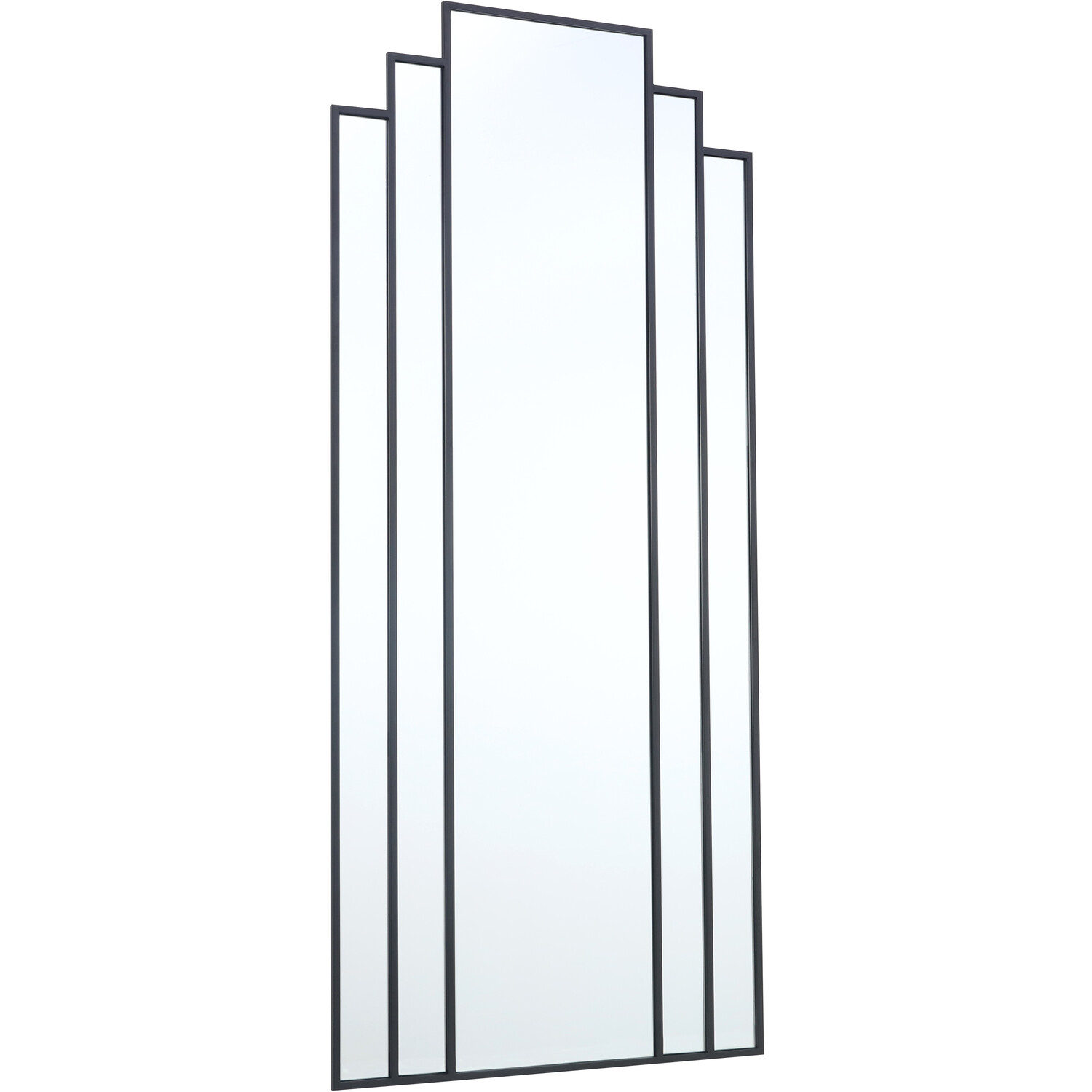 Art Deco Mirror - Black Image 3