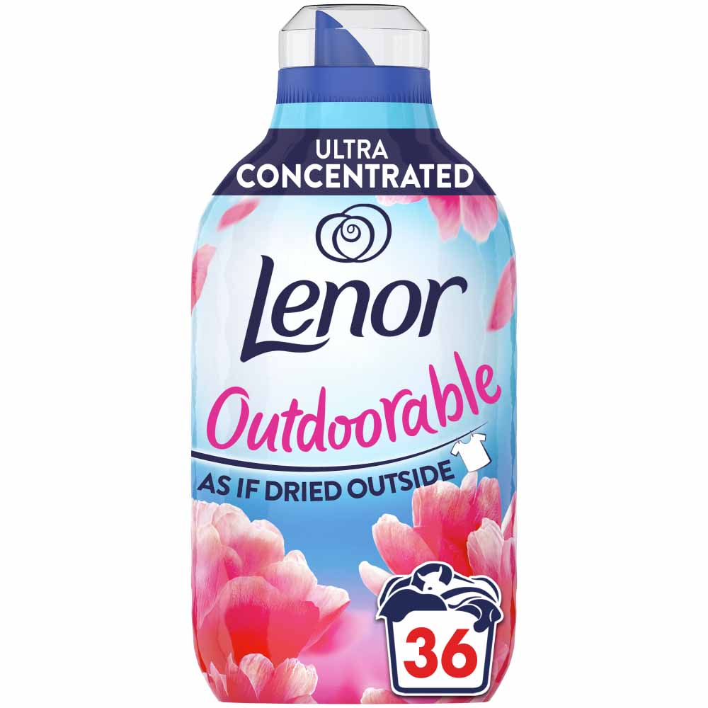 Lenor Outdoorable Pink Blossom Fabric Conditioner 36 Washes 504ml Image 1