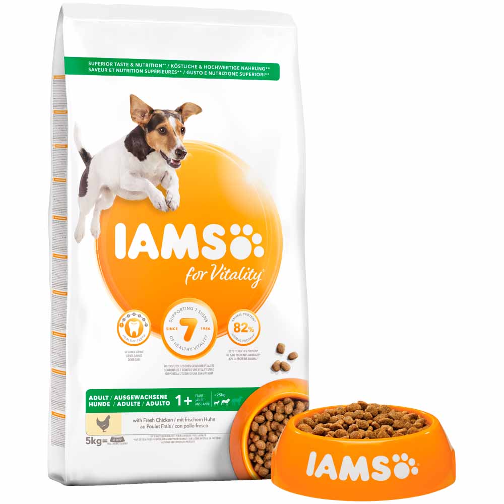 IAMS Vitality Fresh Chicken Adult Dry Dog Food 5kg Image 3