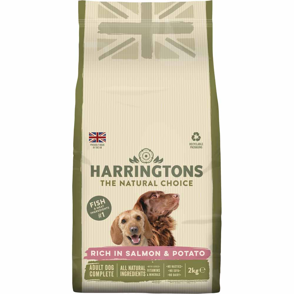Harringtons Complete Salmon and Potato Dry Dog Food 2kg Wilko