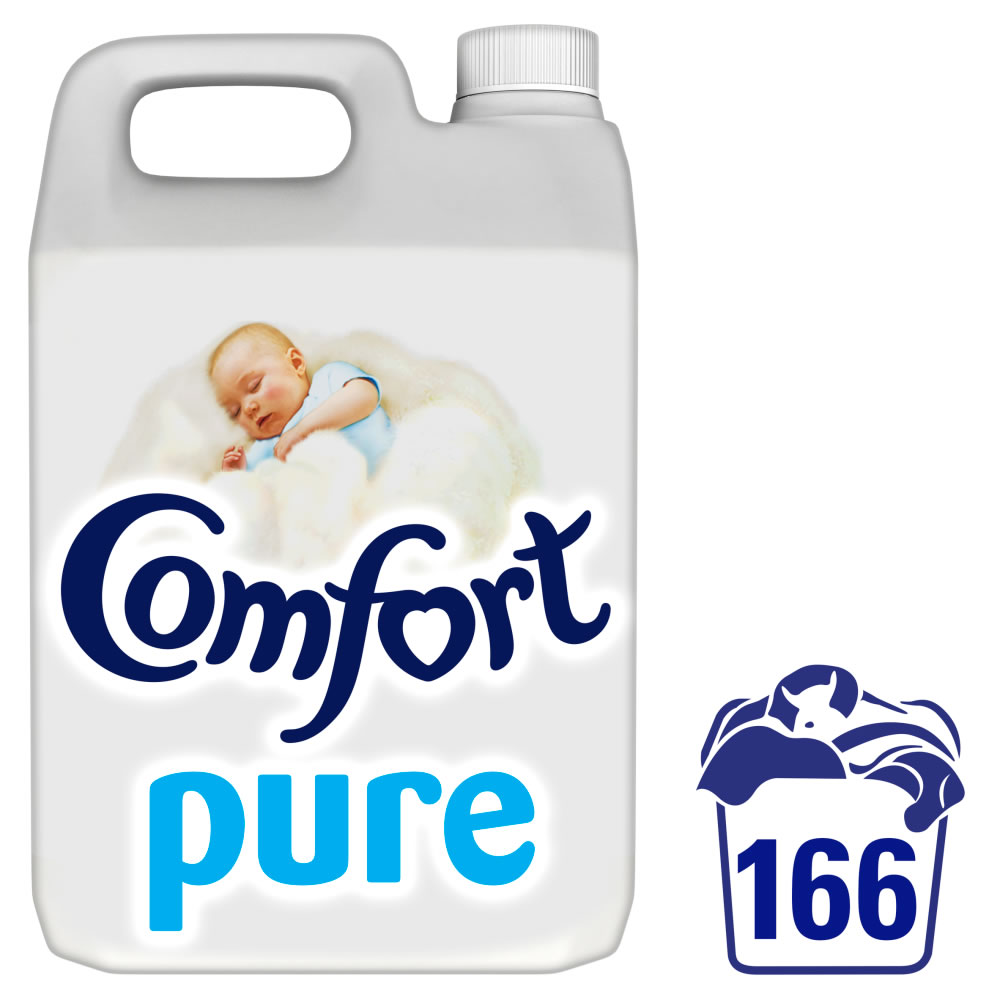 Comfort Pure Fabric Conditioner 166 Washes 5L Image 1