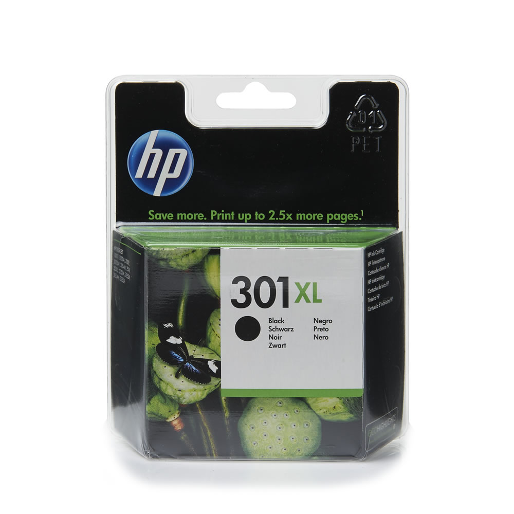 HP 301  Black XL Ink Cartridge Image