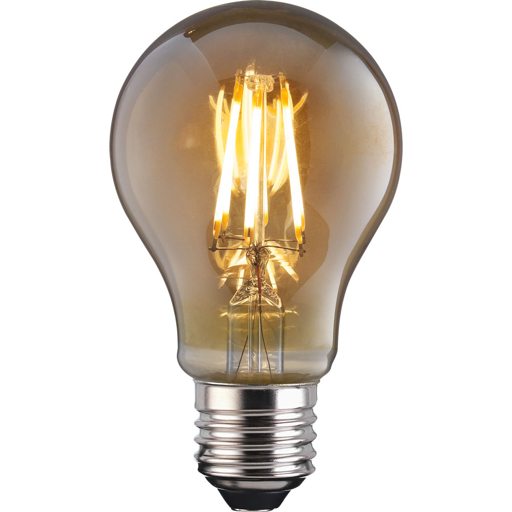 TCP 1 pack Screw E27/ES Vintage LED 4W 380 Lumens Classic Filament Light Bulb Image 1