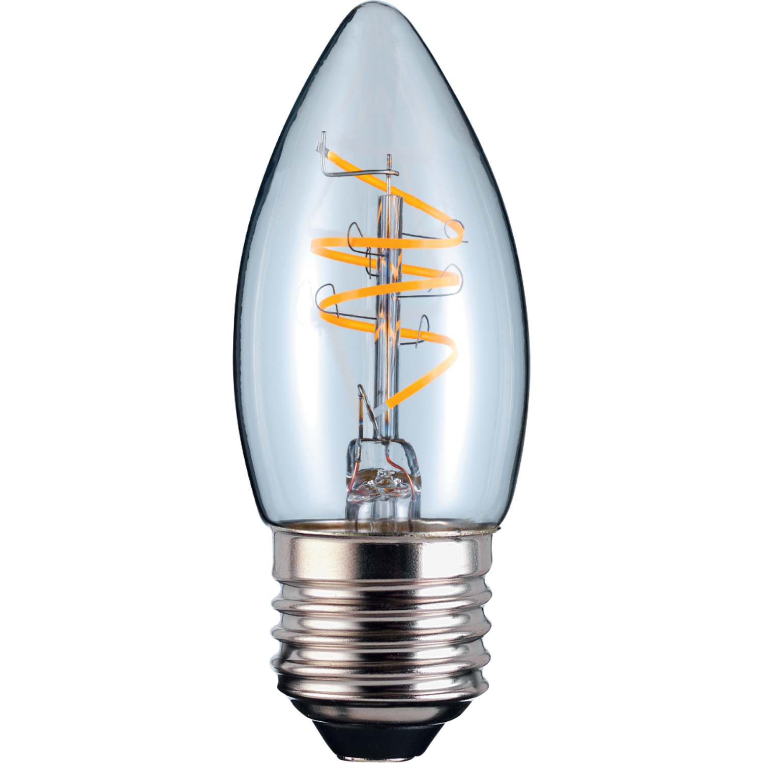 TCP Spiral Filament Candle 470L E27 Bulb - Warm White Image 3