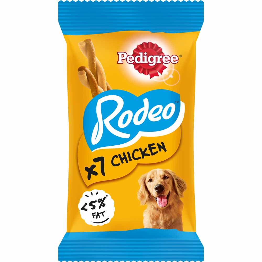 Pedigree Rodeo 7 pack Chicken Dog Treats Image 1