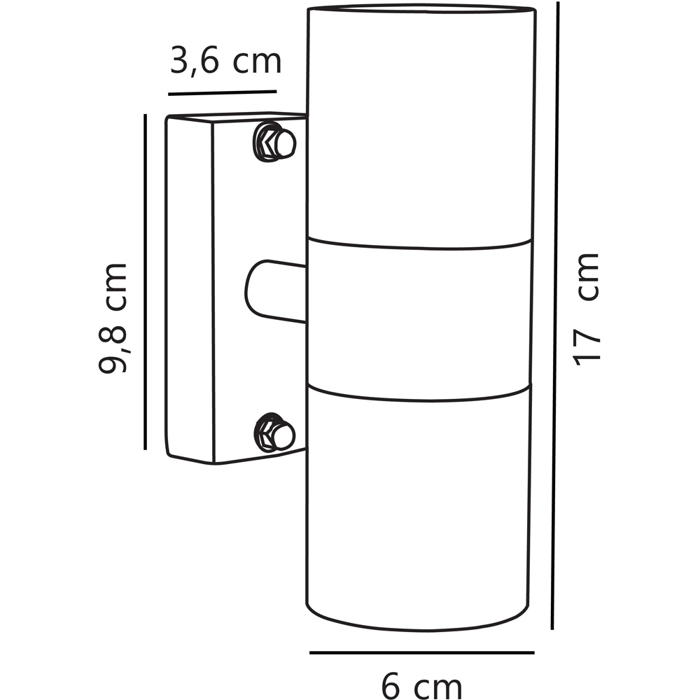 Nordlux Tin Copper Double Wall Light Image 4