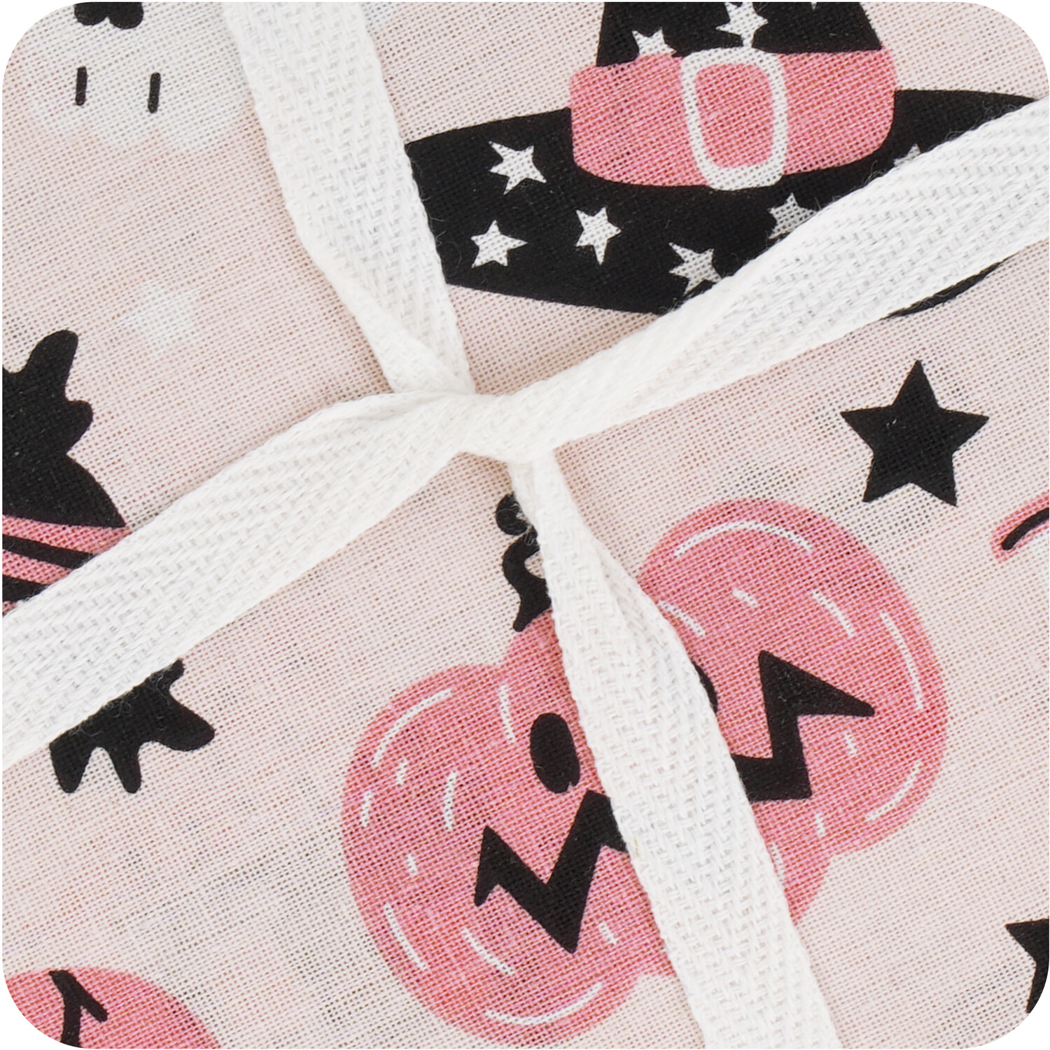 Halloween Fabric Fat Quarters Black Image 4
