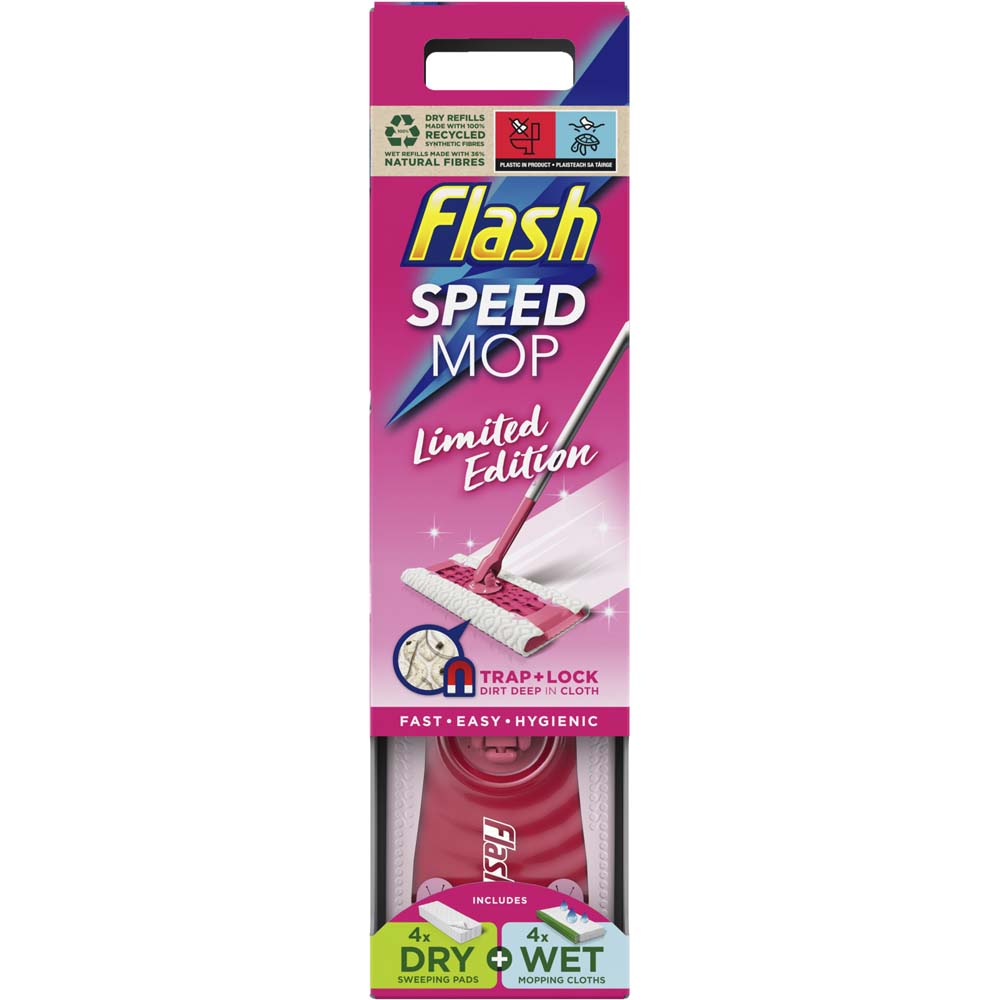 Flash Speedmop Limited Edition Pink Starter Kit Image 2