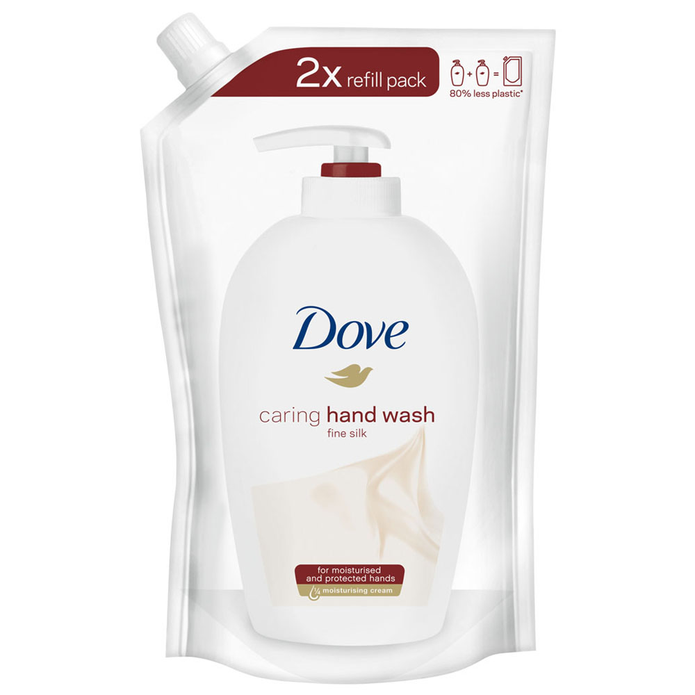 Dove Fine Silk Moisturising Hand Wash Refill 500ml Image 1