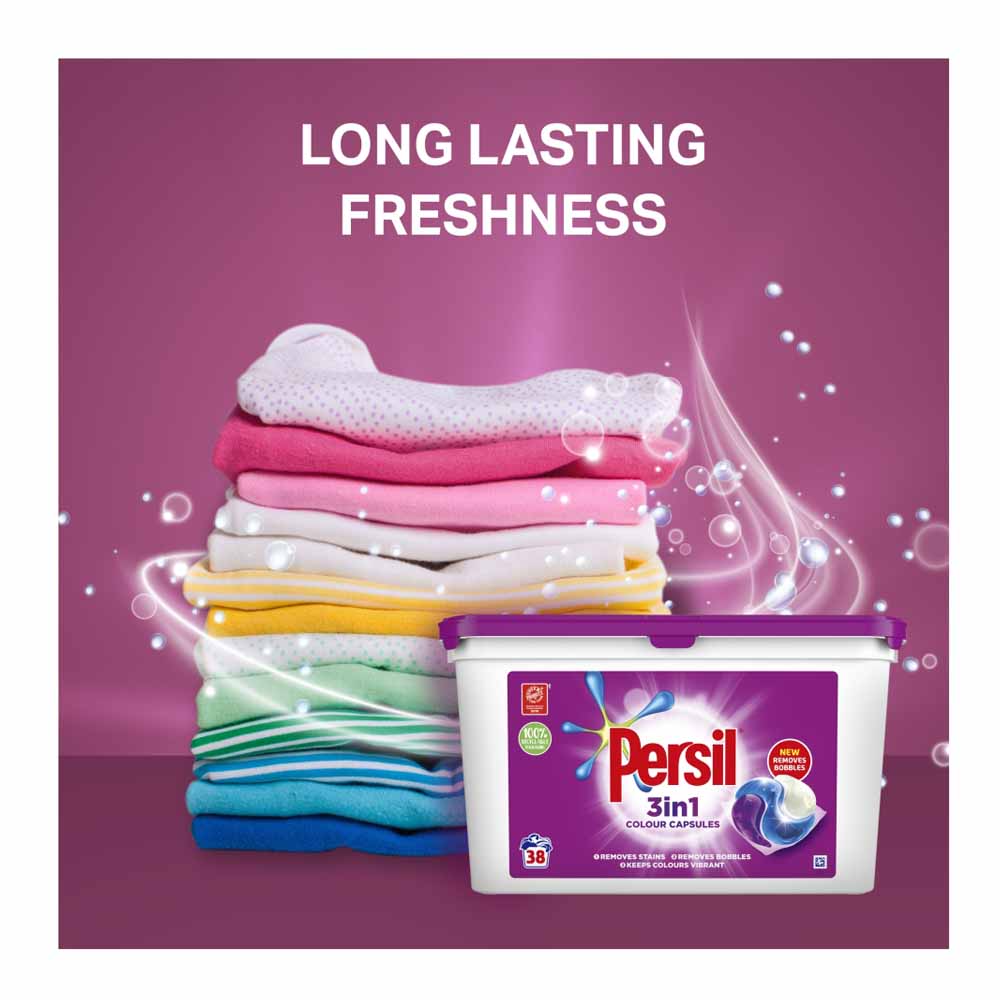Persil 3in1 Colour Capsules 38 Wash Wilko