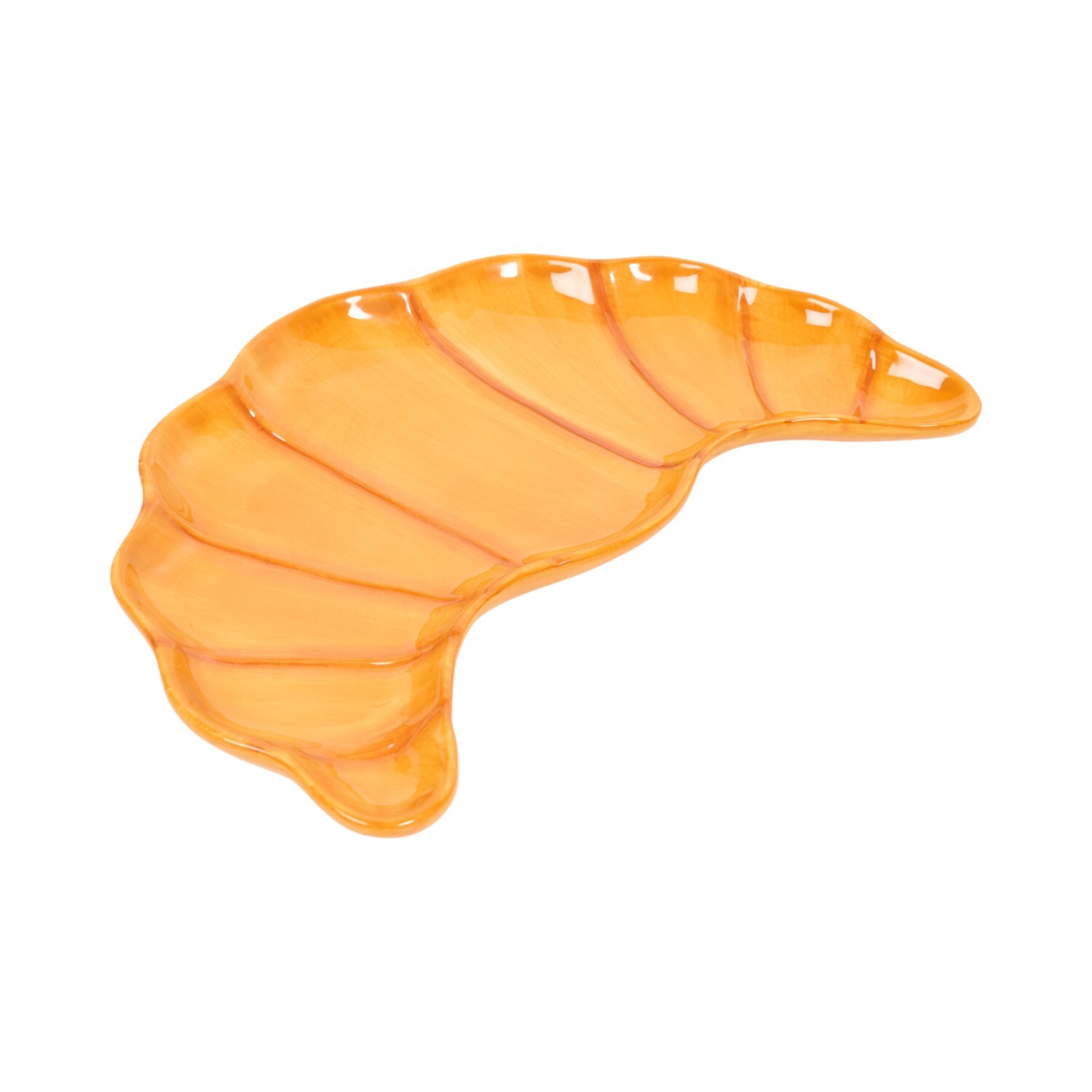 Croissant Plate Orange Image 5