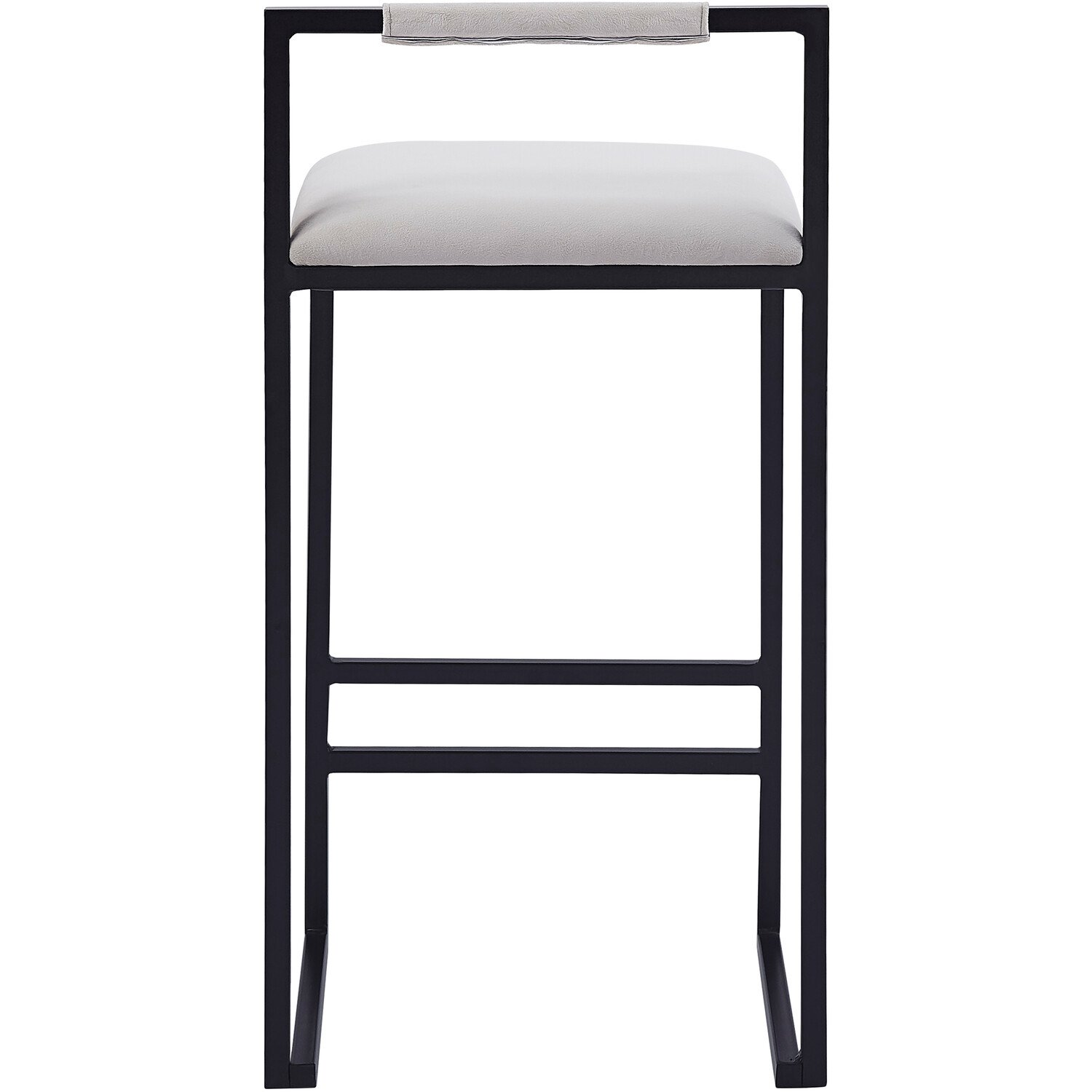 Belle Beige and Black Bar Stool Image 3