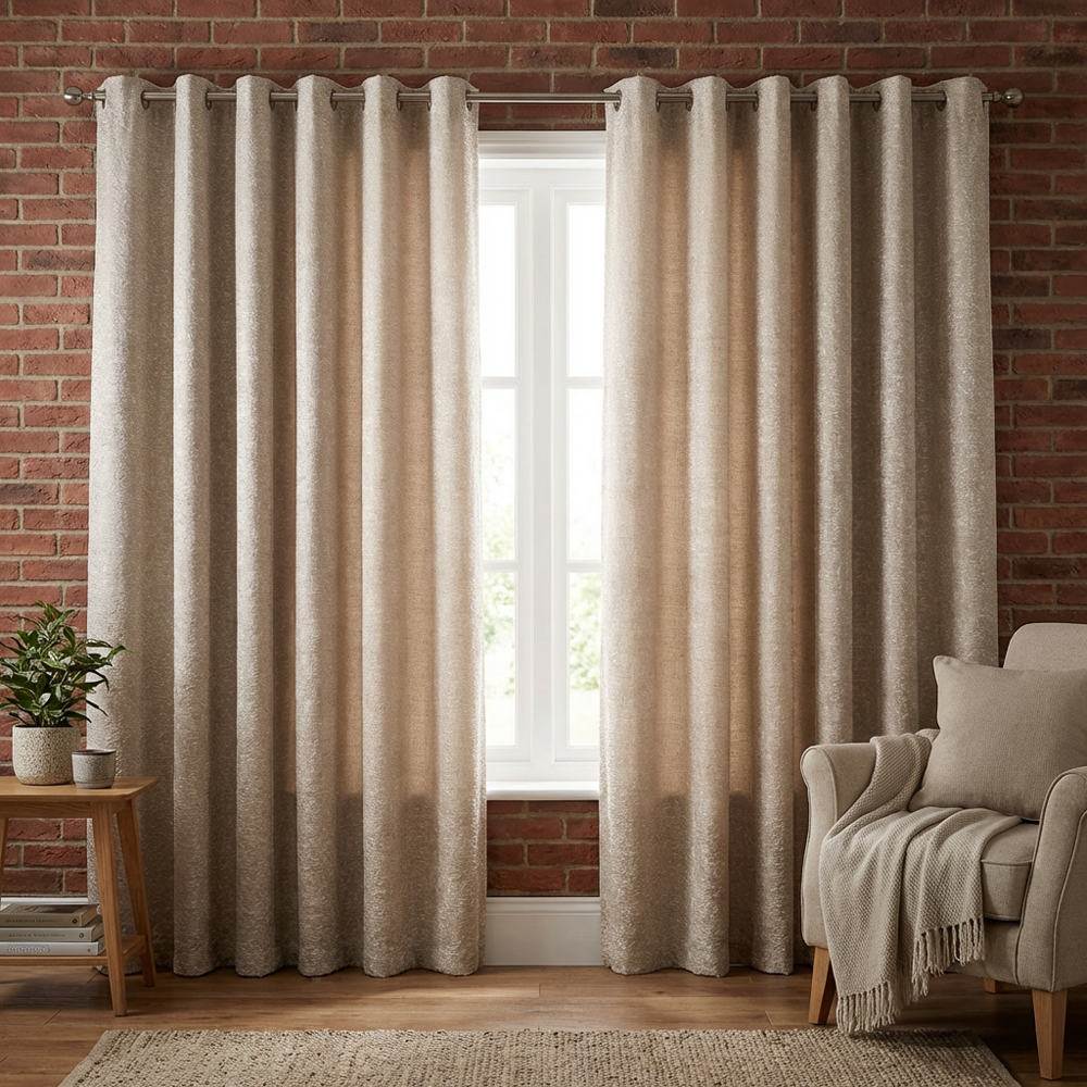 Maison Blackout Curtain Natural 168cm 137cm Image 7
