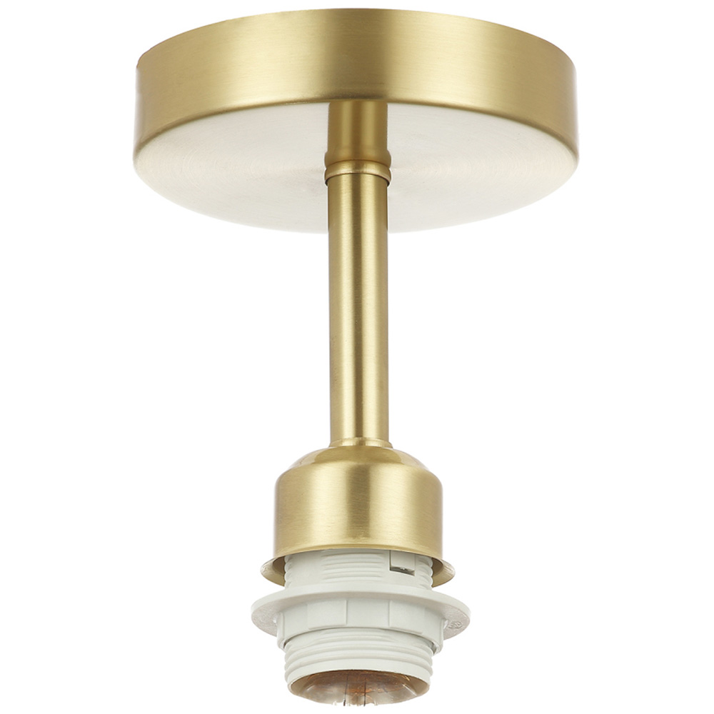 Happy Homewares Satin Brass Gold Plated Ceiling Light Image 1