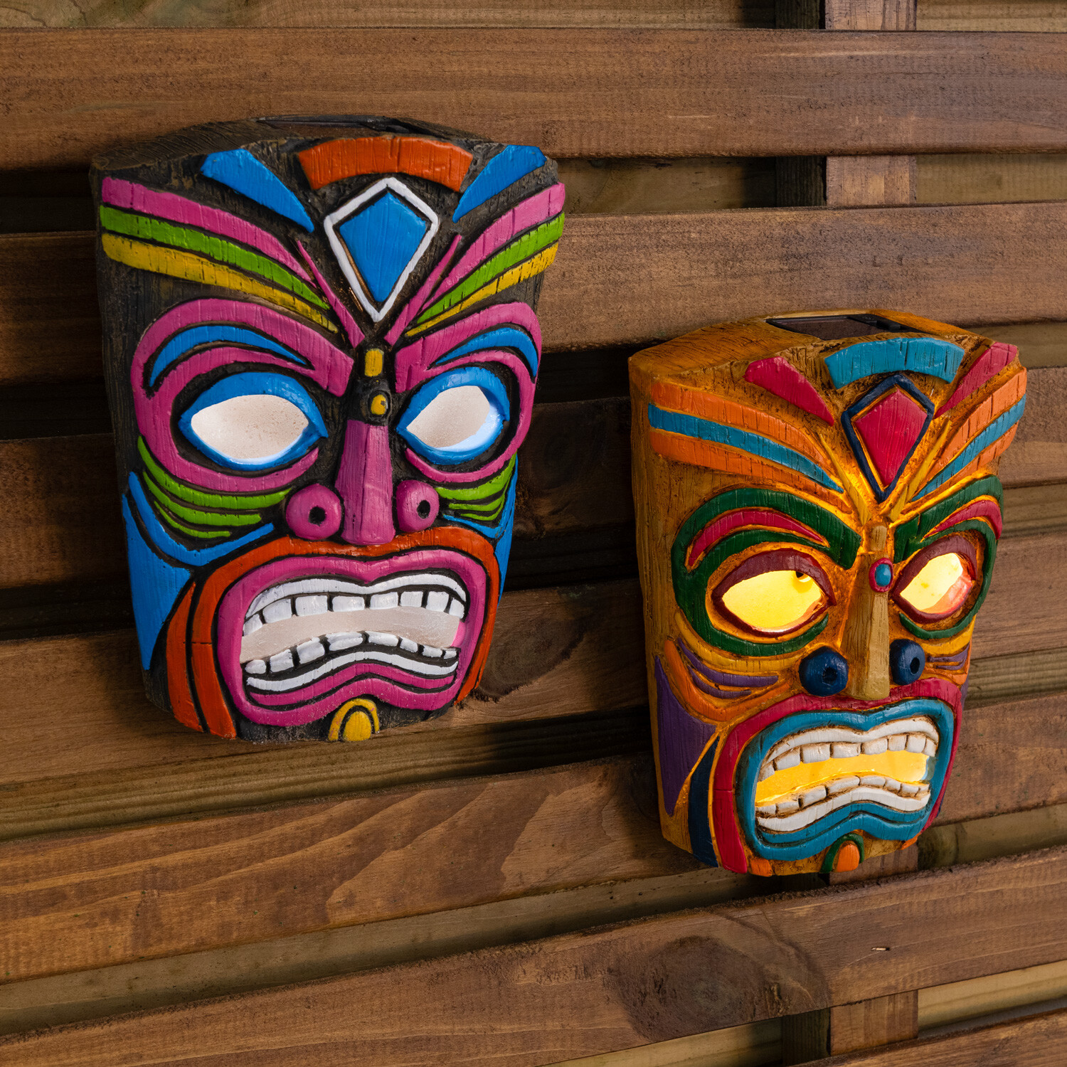 Solar Tiki Wall Decor Image 2