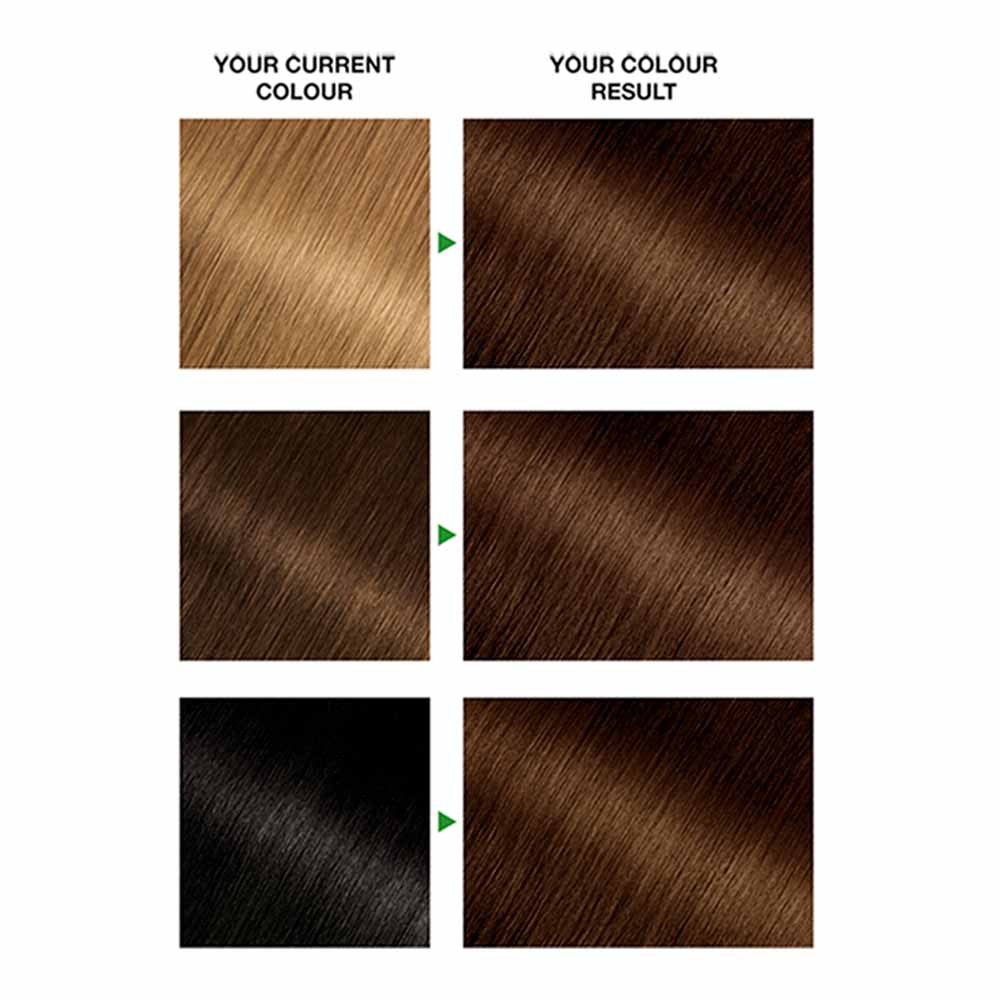 Garnier Nutrisse 4.3 Dark Golden Brown Permanent Hair Dye Image 3