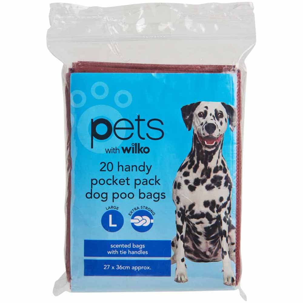 Wilko Dog Poo Bags 20 Pack Image 1