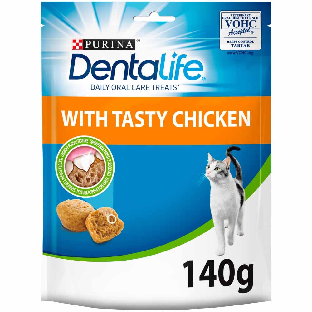 Dentalife Chicken Cat Dental Treats 140g   Image 2