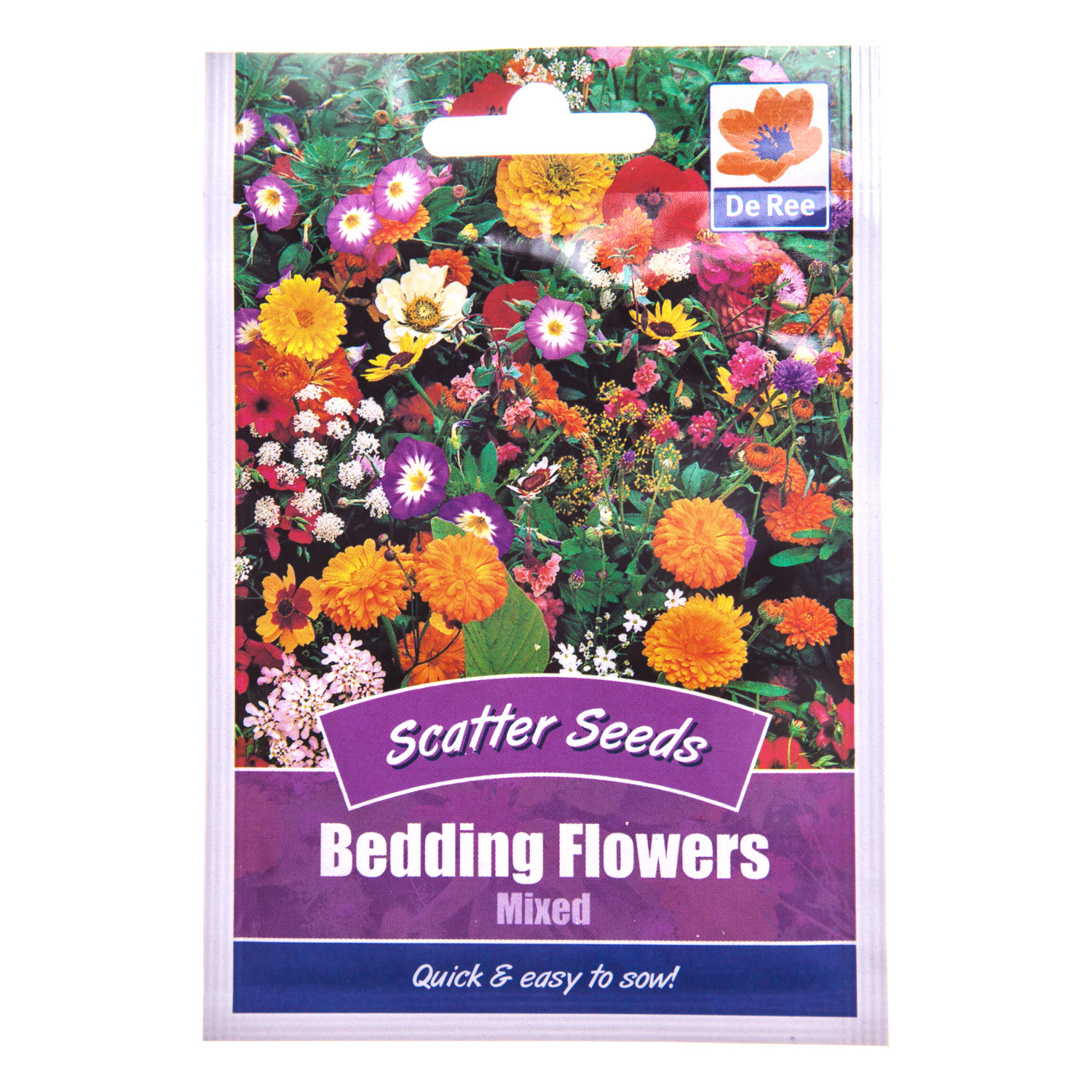Mixed Bedding Flowers Scatter Seeds Image