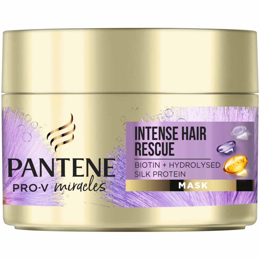 Pantene PRO-V Miracles Intense Hair Rescue Silk Mask 160ml Image 1