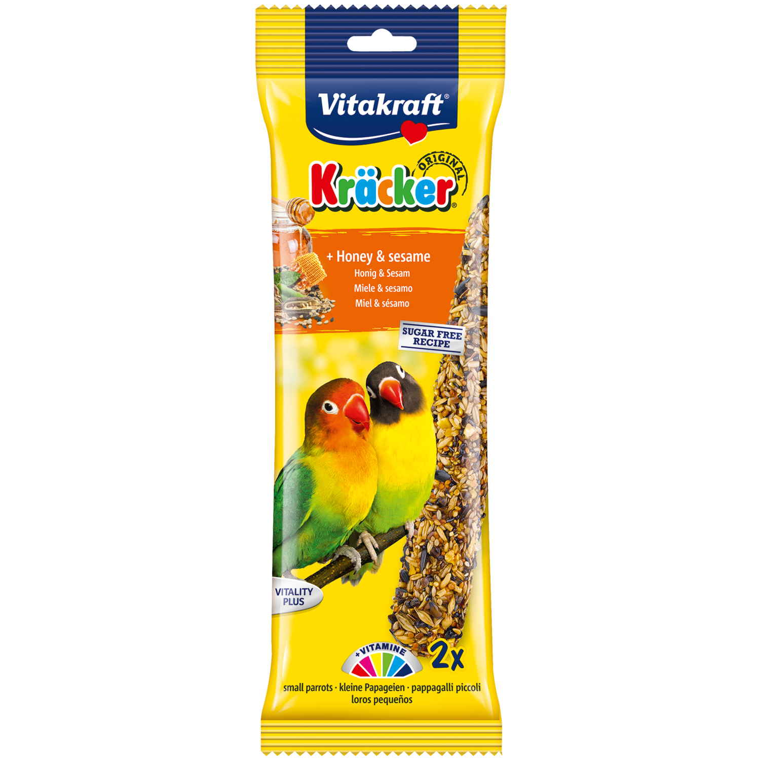 Pack of 2 Kracker Love Bird Sticks Image