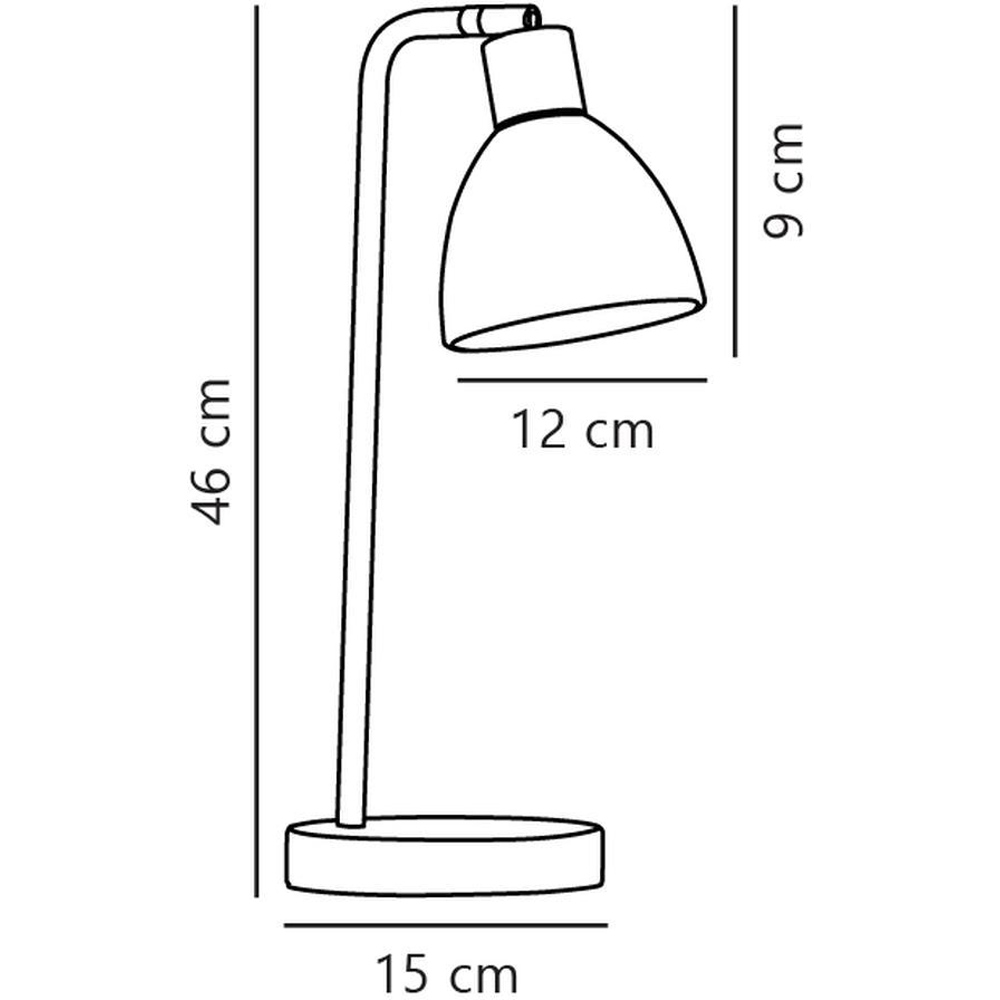 Nordlux Ray E14 Chrome Table Lamp Image 3