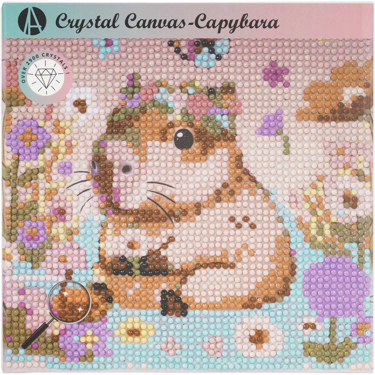 Capybara Crystal Canvas Kit Image 3