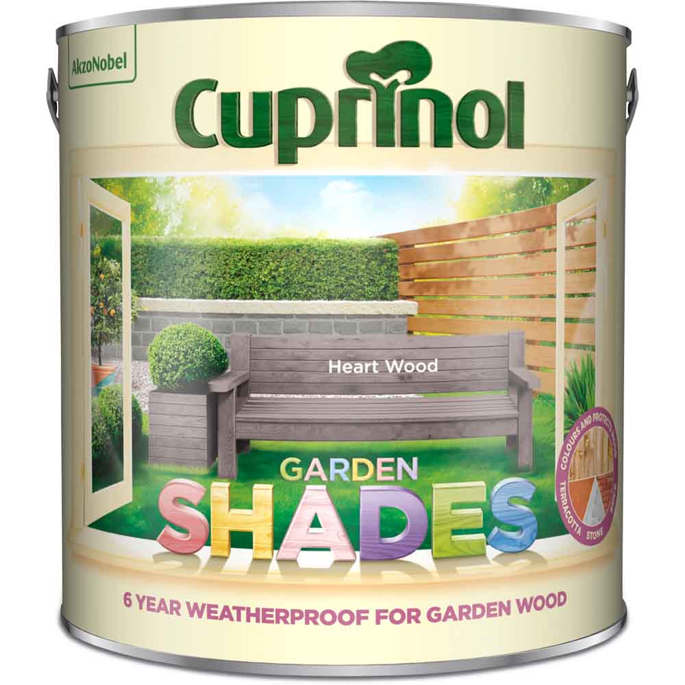 Cuprinol Garden Shades Heart Wood Exterior Paint 2.5L Image 2