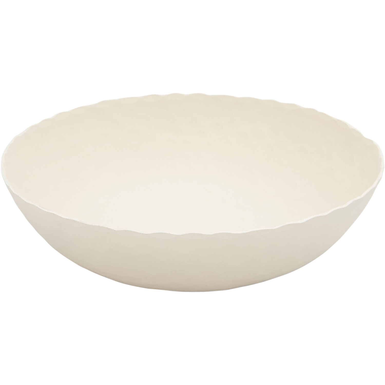 Aluminium Bowl - Cream Image 1