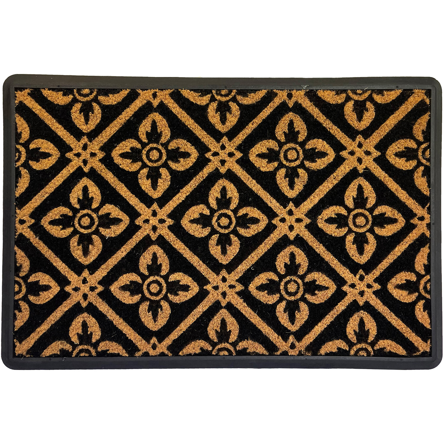 My Home Rubber Coir Door Mat Image 1