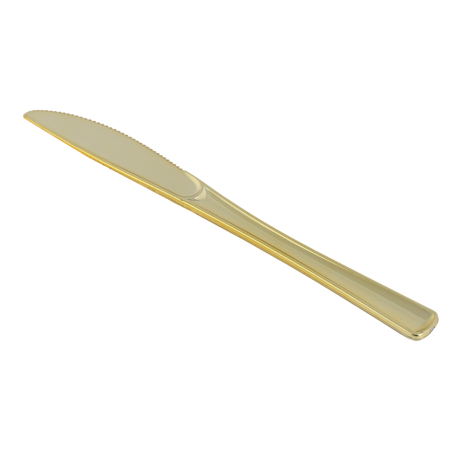 Pack of 24 Gold Plastic Cutlery Set - Gold Image 3
