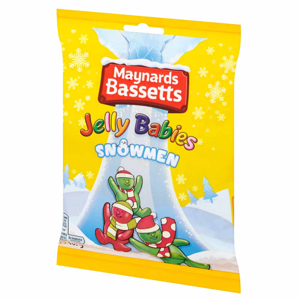 Maynards Bassetts Jelly Babies Snowmen 165g Image 2