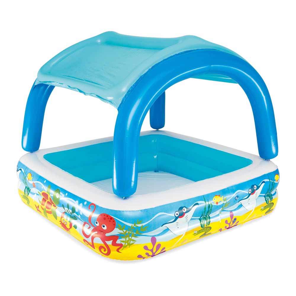 Bestway Canopy Play Pool 4.8 x 4.8 x 4ft Image 1