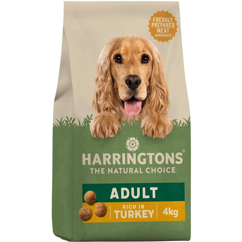 Harringtons Turkey and Vegetables Dry Complete Adult Dog Food 4kg Image