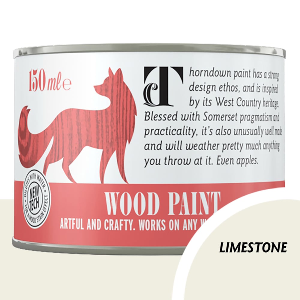 Thorndown Limestone Satin Wood Paint 150ml Image 4